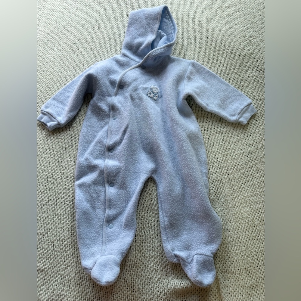 Bloomingdales Baby Boy Fleece Onesie Footies